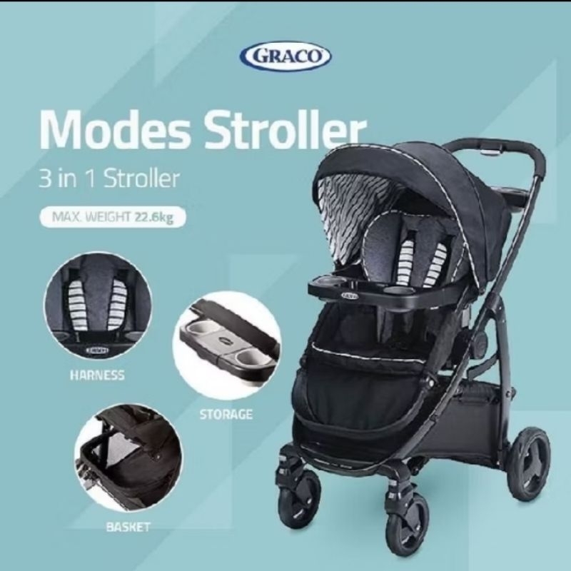 [Preloved] Stroller Graco Modes 3 in 1