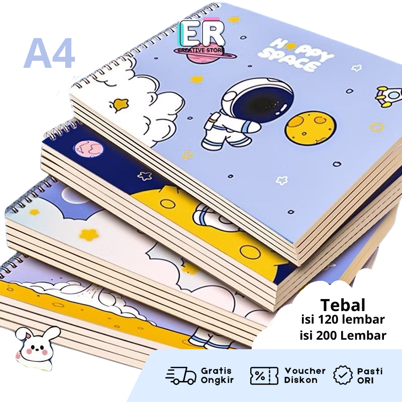 

ErCreative A4 Drawing Book Buku Gambar Anak / Buku Gambar Polos A4 / Drawing Book