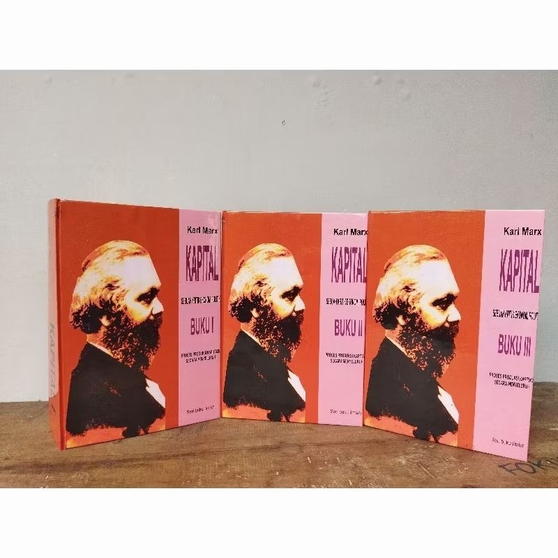 (Hard Cover) Das Kapital Sepaket Jilid 1,2,3