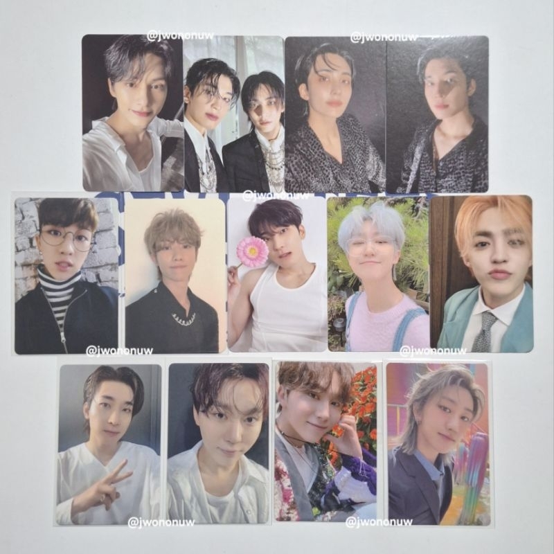 photocard album svt scoups jeonghan jun wonwoo the8 seungkwan - pc going seventeen you made my dawn 