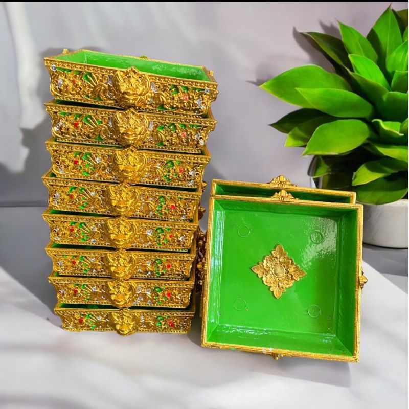 Gayatri Bali - Bokor Melanin Tamas Kotak Tamas Bulat Tamas Segienam 20 cm