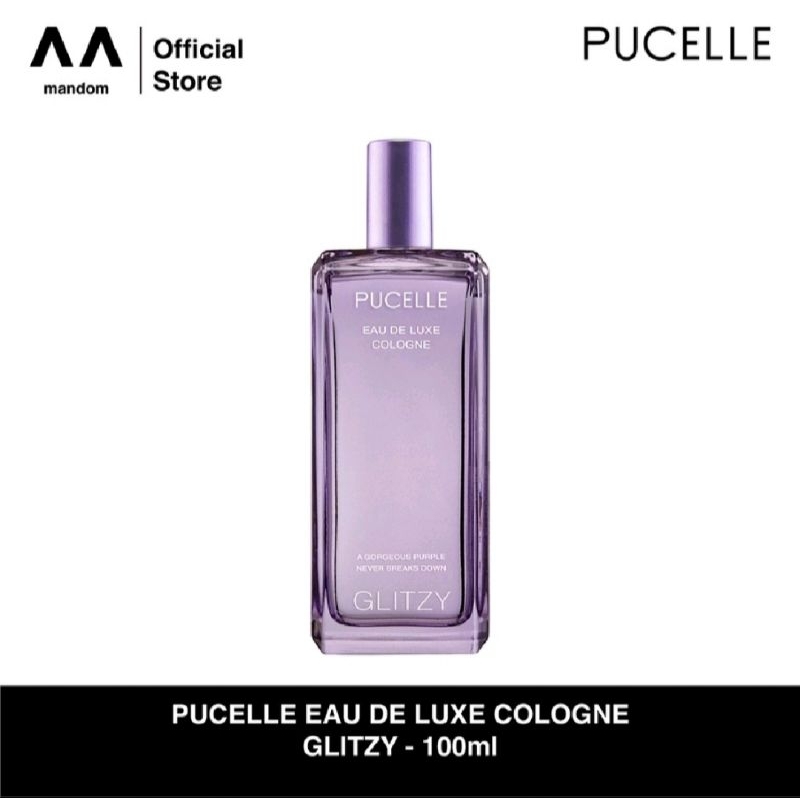 Pucelle Eau de Luxe Cologne Glitzy 100ml / Pucelle Glitzy / Pucelle Eau De Luxe / Pucelle 100ml / pu