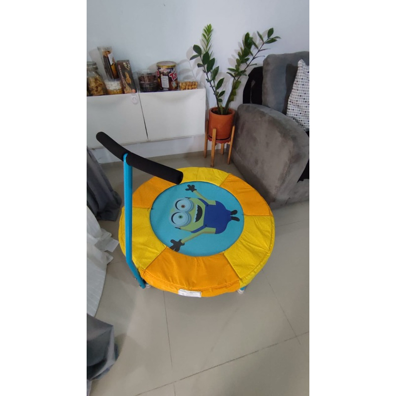 Plum Minion Junior Trampoline Toys Kingdom Preloved | Trampoline Anak Preloved | Trampoline Mini Min