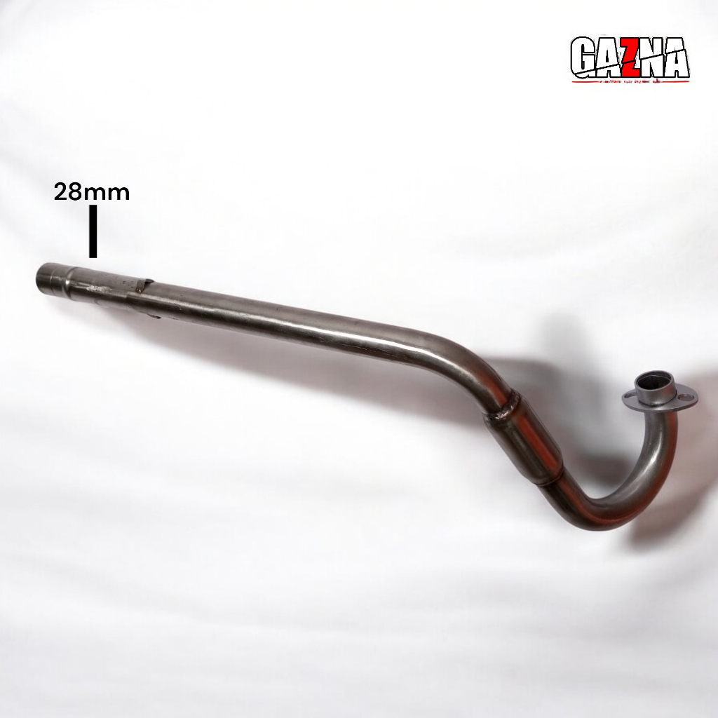 Knalpot leheran header motor Kawasaki KSR 110 Full Stainless Steel