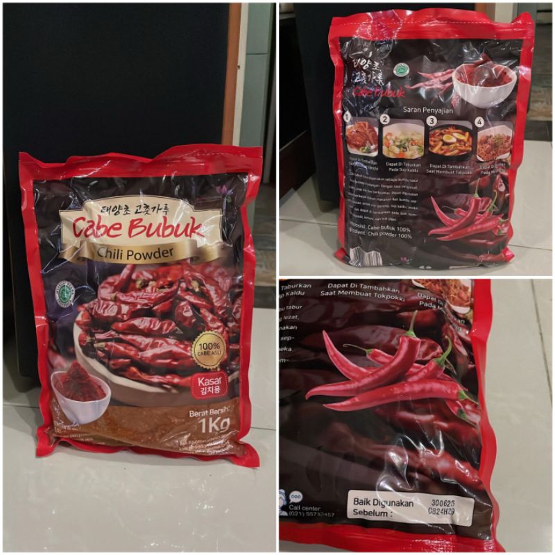 

Gochugaru Halal Bubuk Cabe Korea 1 Kg