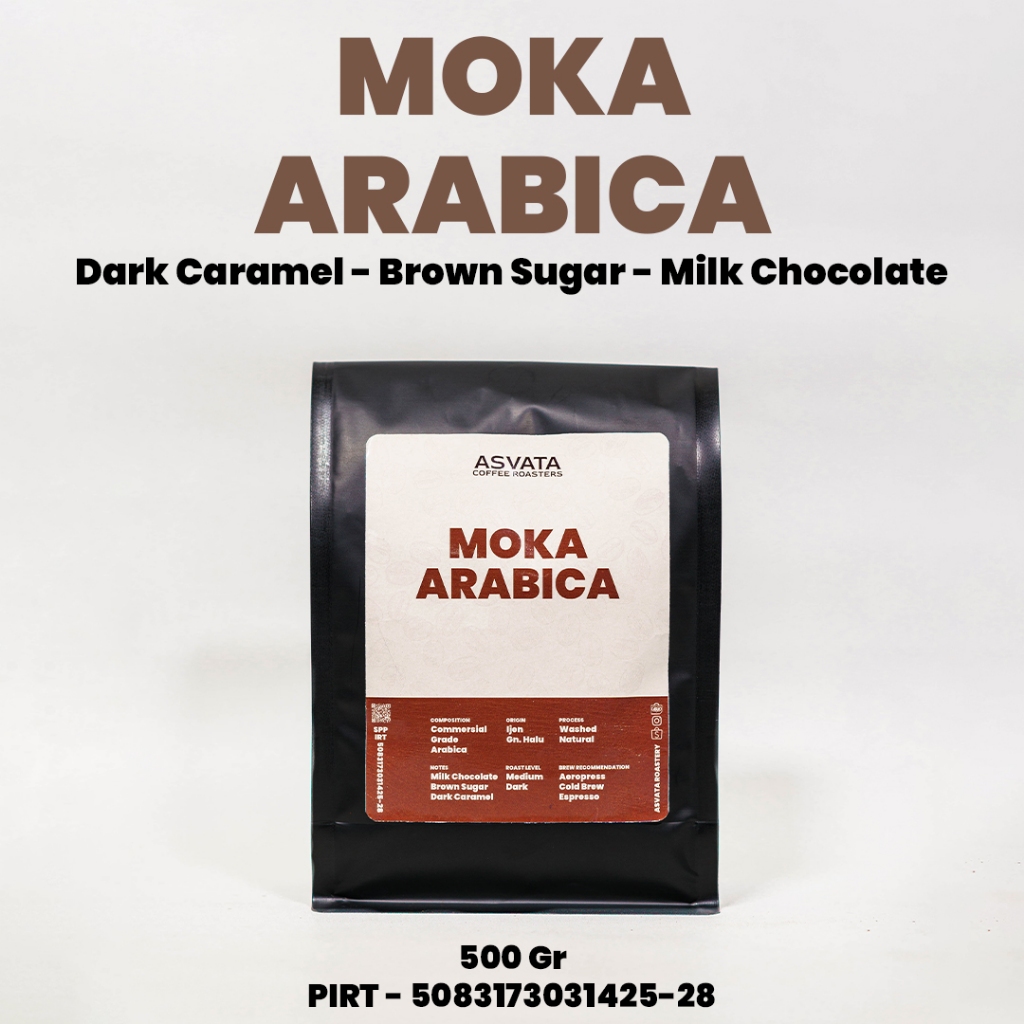 

Biji Kopi Komoditas 500 Gram Roasted Beans Moka Arabica