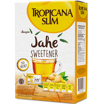 

TROPICANA SLIM JAHE SWEETENER ISI 50 SACHET