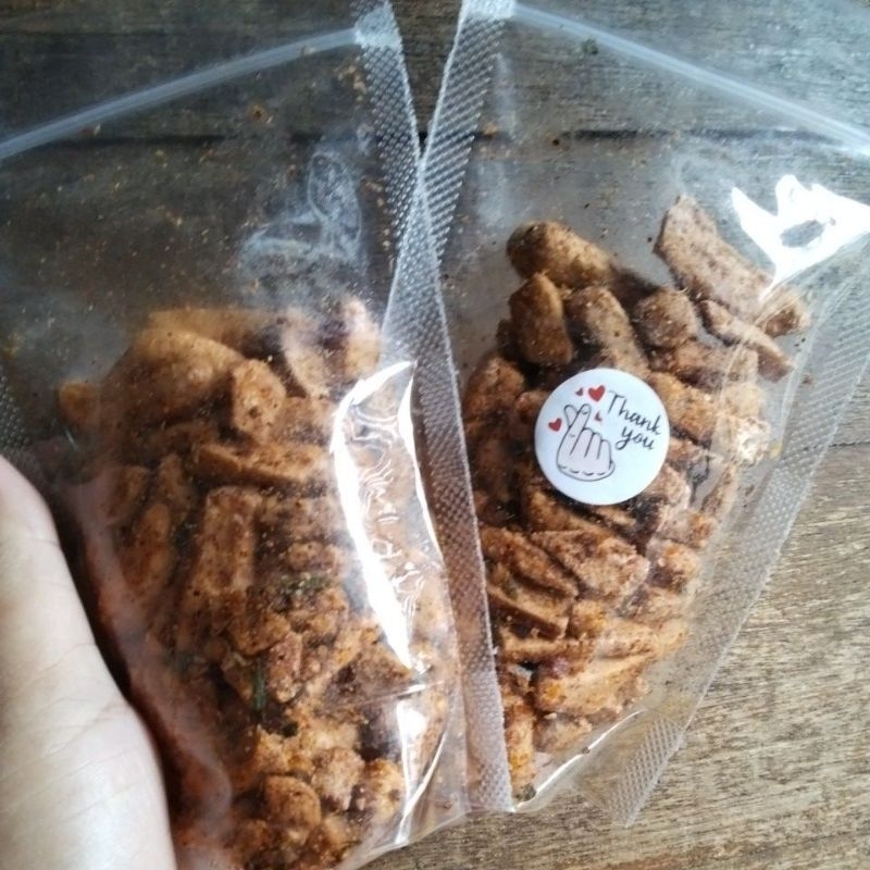 

basreng extra pedas gurih daun jeruk 50 gr siap jual