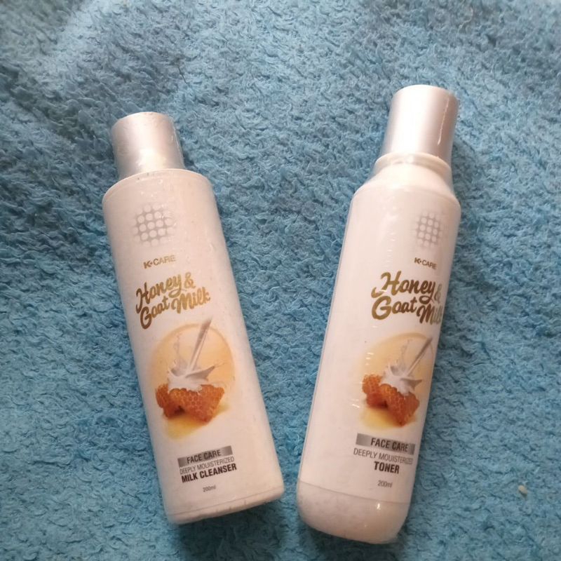 k care toner dan milk cleanser