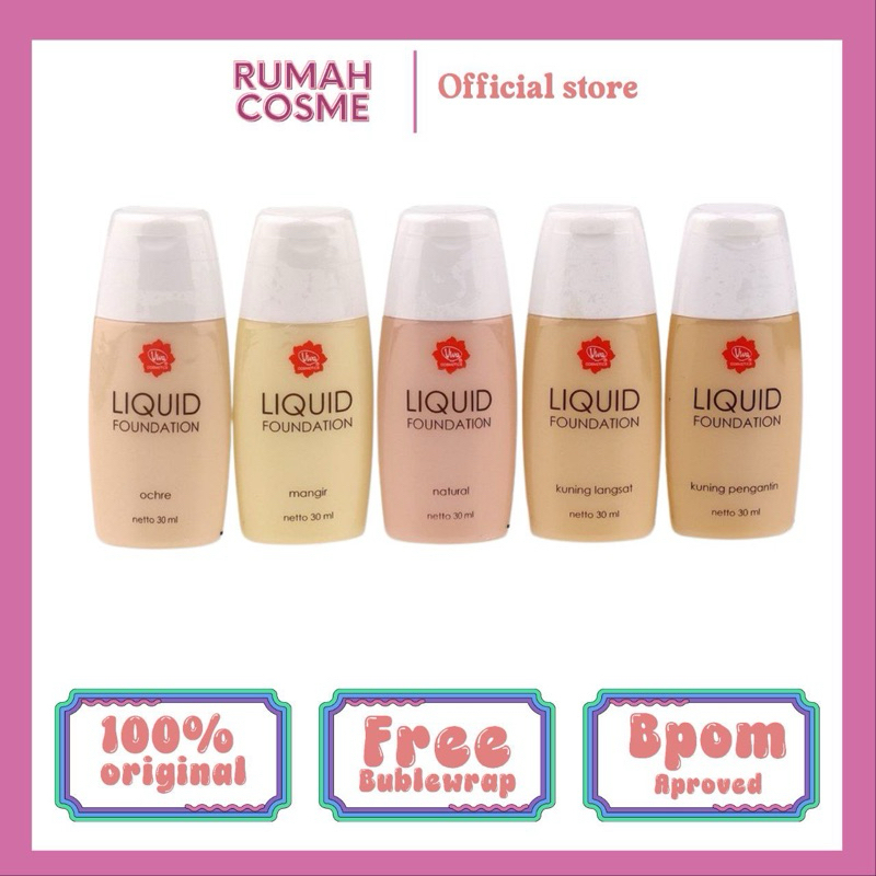 VIVA LIQUID FOUNDATION ALAS BEDAK NATURAL MANGIR