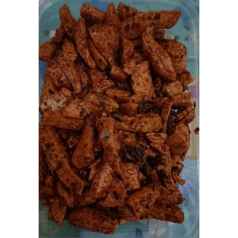

Basreng Ghibah Pedas Daun Jeruk