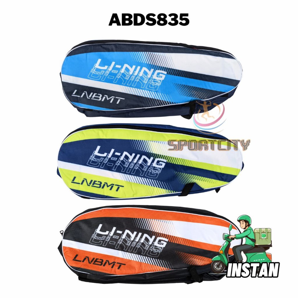 Tas Badminton Lining ABDS 835 3R Kapasitas Besar Original
