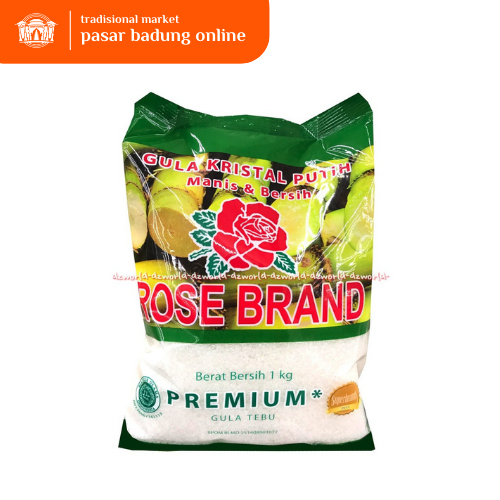 

rose brand gula pasir 1 kg hijau