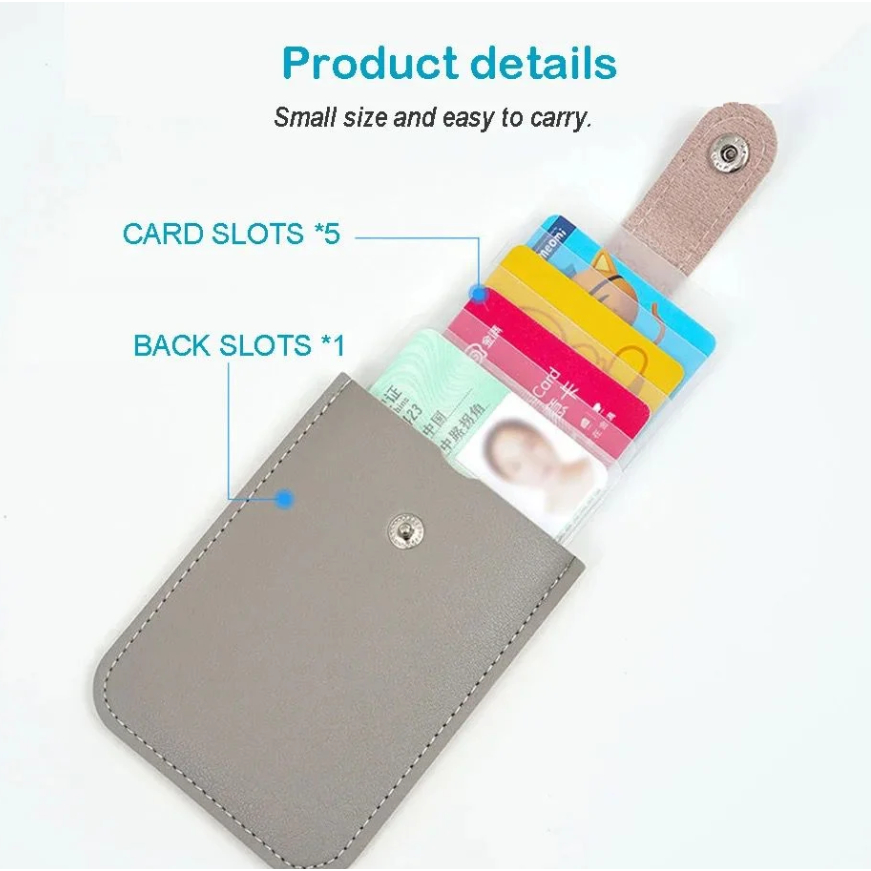 Dompet Kartu Wanita dan Pria atm dan ktp | Card Holder | Tempat Kartu Tarik | Pouch Kartu Portable