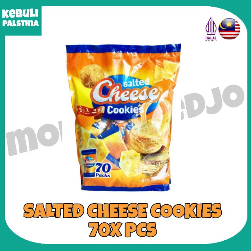 

SALTED CHEESE COOKIES 70X PCS HARGA MURAH EXP 9/12/2025