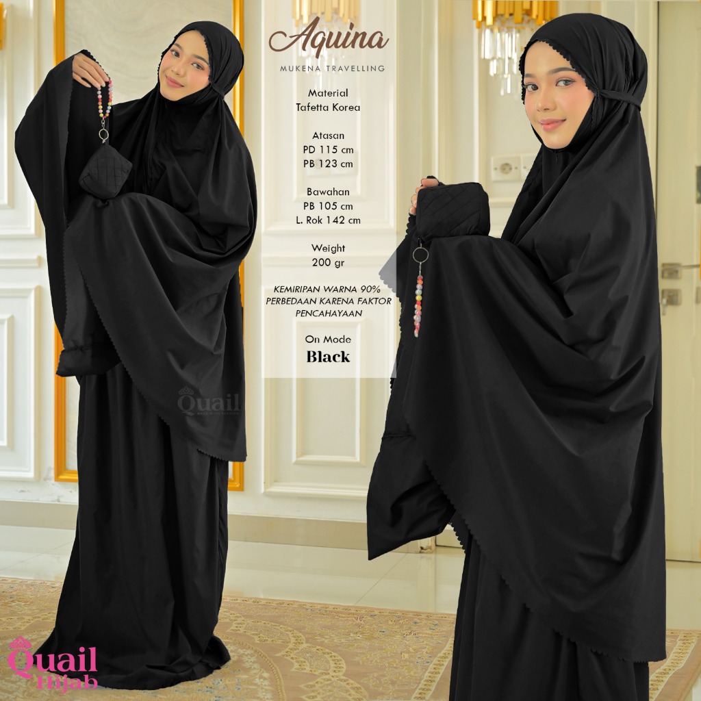 MUKENA Traveling AQUINA Polos by quail