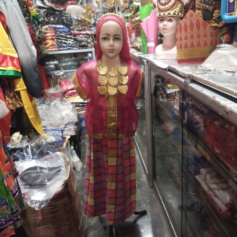 Baju Bodo Anak Modern Warna Fanta Ukuran S-M