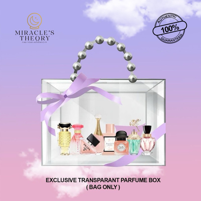 

MT | Exclusive Transparant Parfume Box (ONLY BOX)