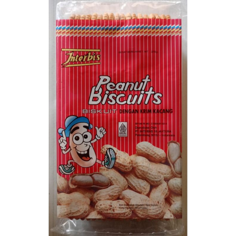 

❗WAREHOUSE❗INTERBIS Biskuit Krim Kacang 275 Gram