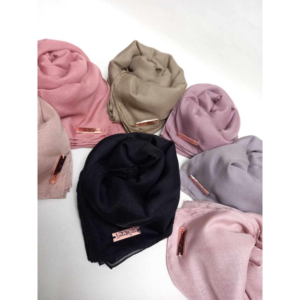 LeshaMysha - Jilbab Segi Empat Ultrafine Paris Ori Grade A - Varish Scarf