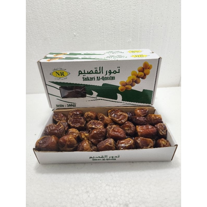 

Kurma sukari alqosem grade A 500gram premium