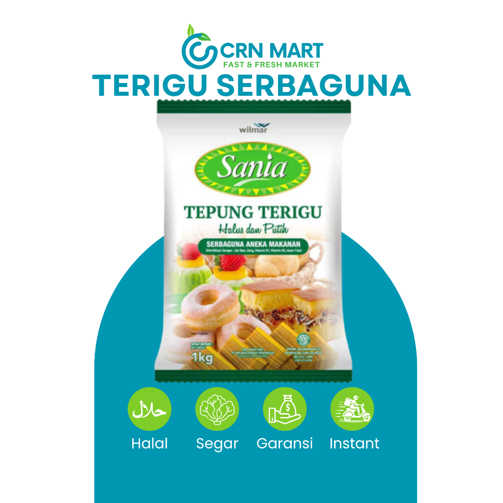 

CRN MART - Sania Tepung Terigu Serbaguna 1 kg