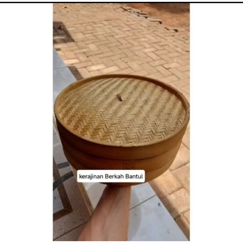klakat dimsum bambu 15 cm sepasang premium