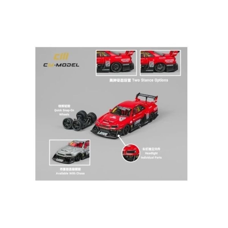CM Model LBWK R34 Silhouette Nissan Skyline LB ER34 Murah