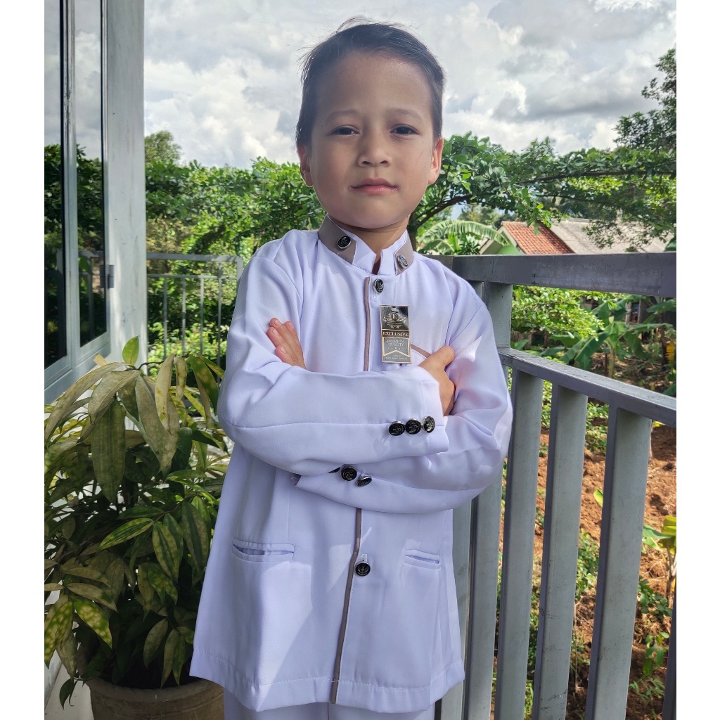 Jasko Jas Koko Putih Anak Laki Laki / Jasko Anak Laki Laki / Koko Anak Sunatan / Pesantren / Paud TK