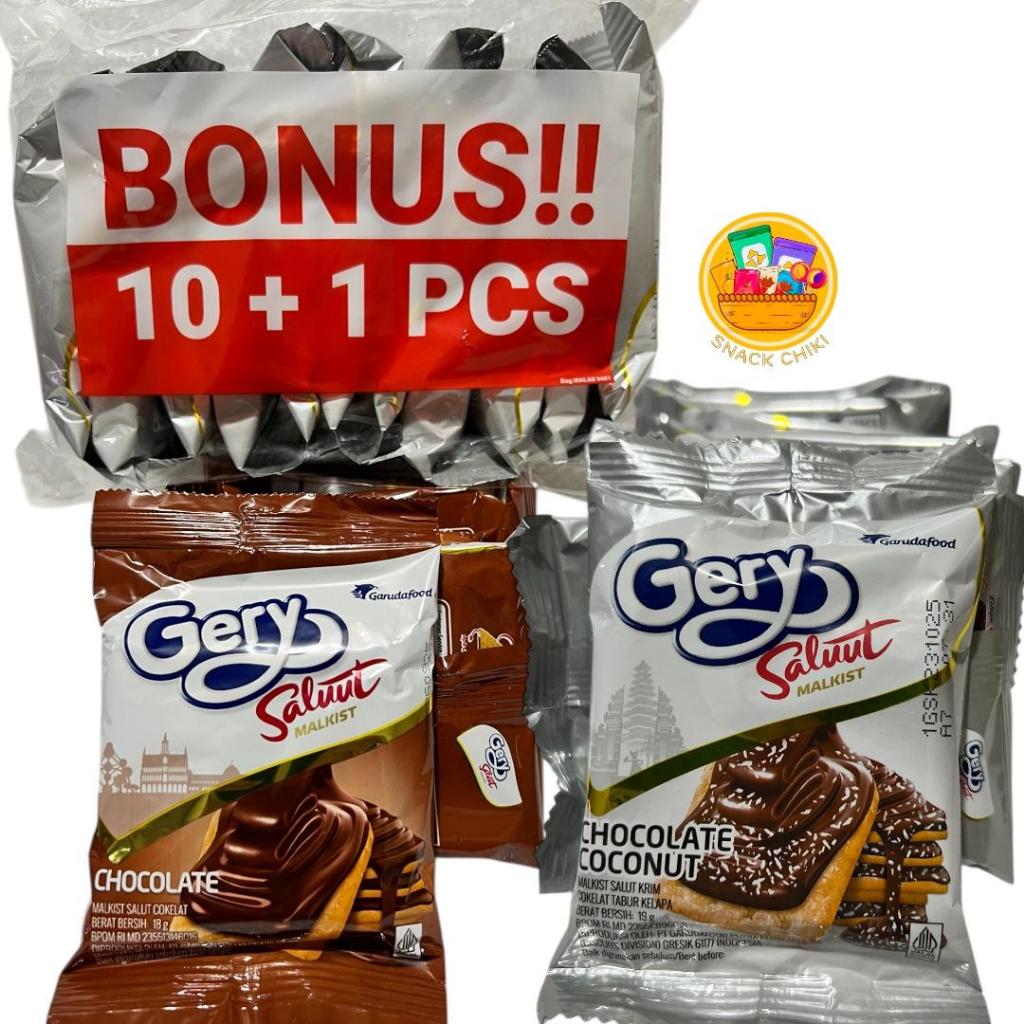 

GERY SALUUT MALKIST RENCANG isi 10 PCS Varian Rasa Chocolate ( CHOCOLATE COCONUT )