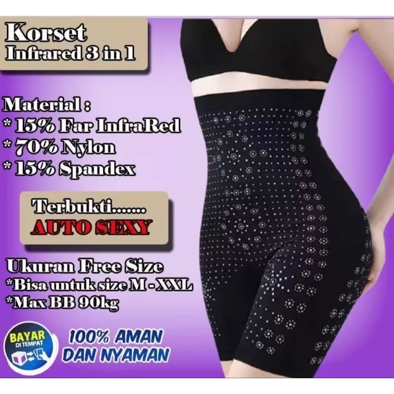 CELANA KORSET / KORSET PELANGSING PERUT - ALL SIZE / KORSET SOREX - Korset Celana Pelangsing Dan Pen