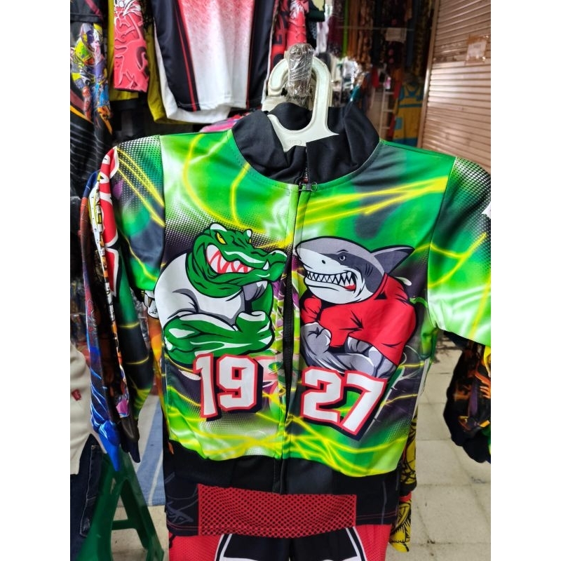 Jaket anak fullprinting karakter persebaya bonek Usia 3-7 tahun
