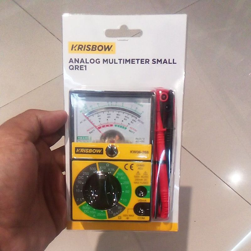 Krisbow Alat Ukur Multimeter Analog Kecil Original 100%