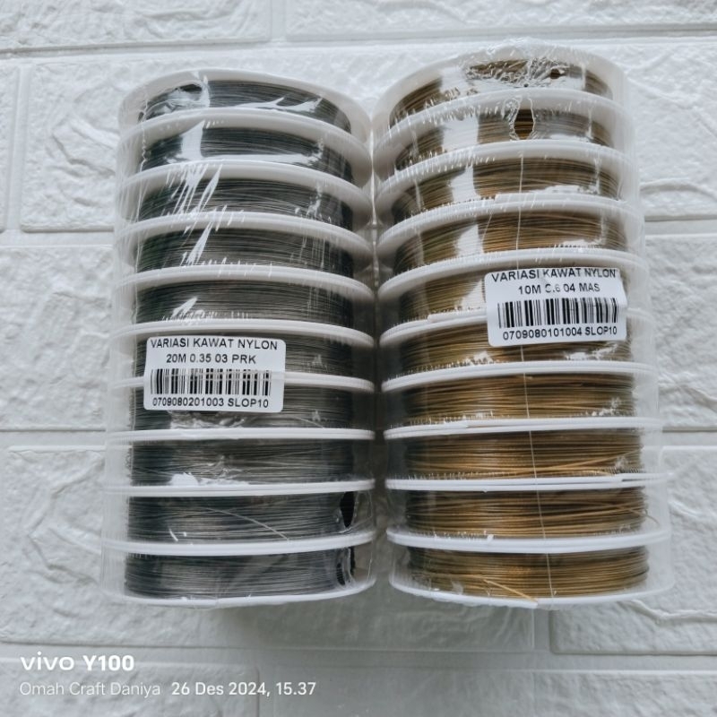 Kawat Nylon String Cable/kawat lentur aksesoris tembaga 0.35 0.45