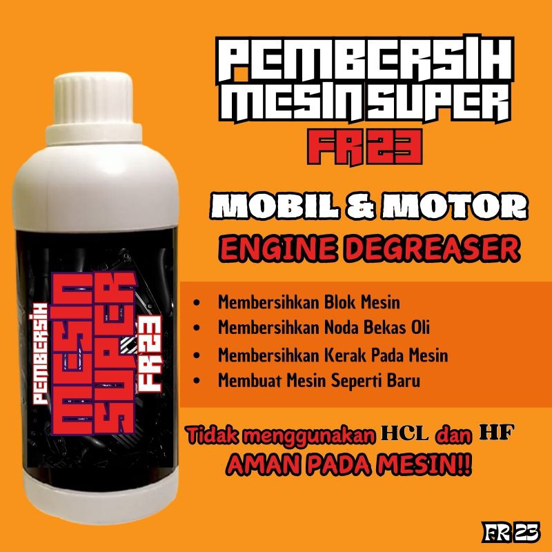 Pembersih mesin super 500ml,cairan pembersih kerak pada mesin motor dan mobil