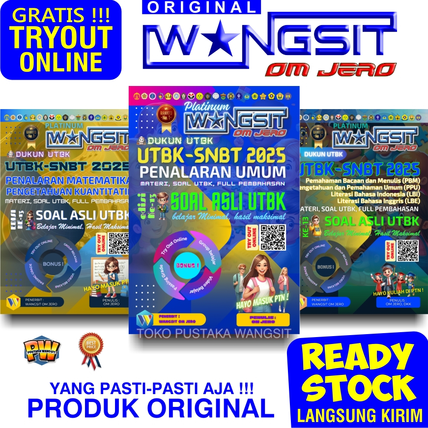 Wangsit UTBK-SNBT TPS PLATINUM 2025 / Buku Wangsit Om Jero TPS 2025
