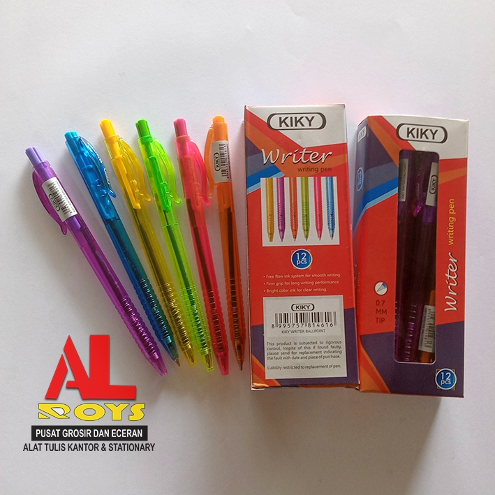 

Pulpen Writer Hitam Kiky / Kiky Writer Ballpoint 0,7 mm