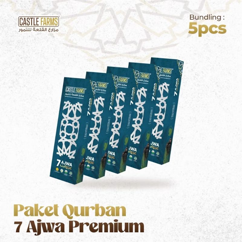 

Kurma Ajwa Castle Farms 7 Butir 5pcs Bundling