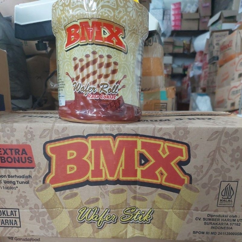 

Wafer roll BMX 1 dus isi 6 toples