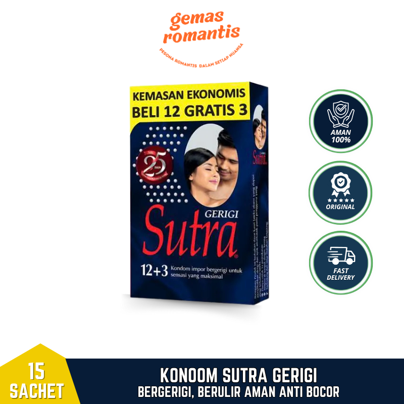 Kondom Sutra Gerigi isi 12 Pcs Condom Bergerigi