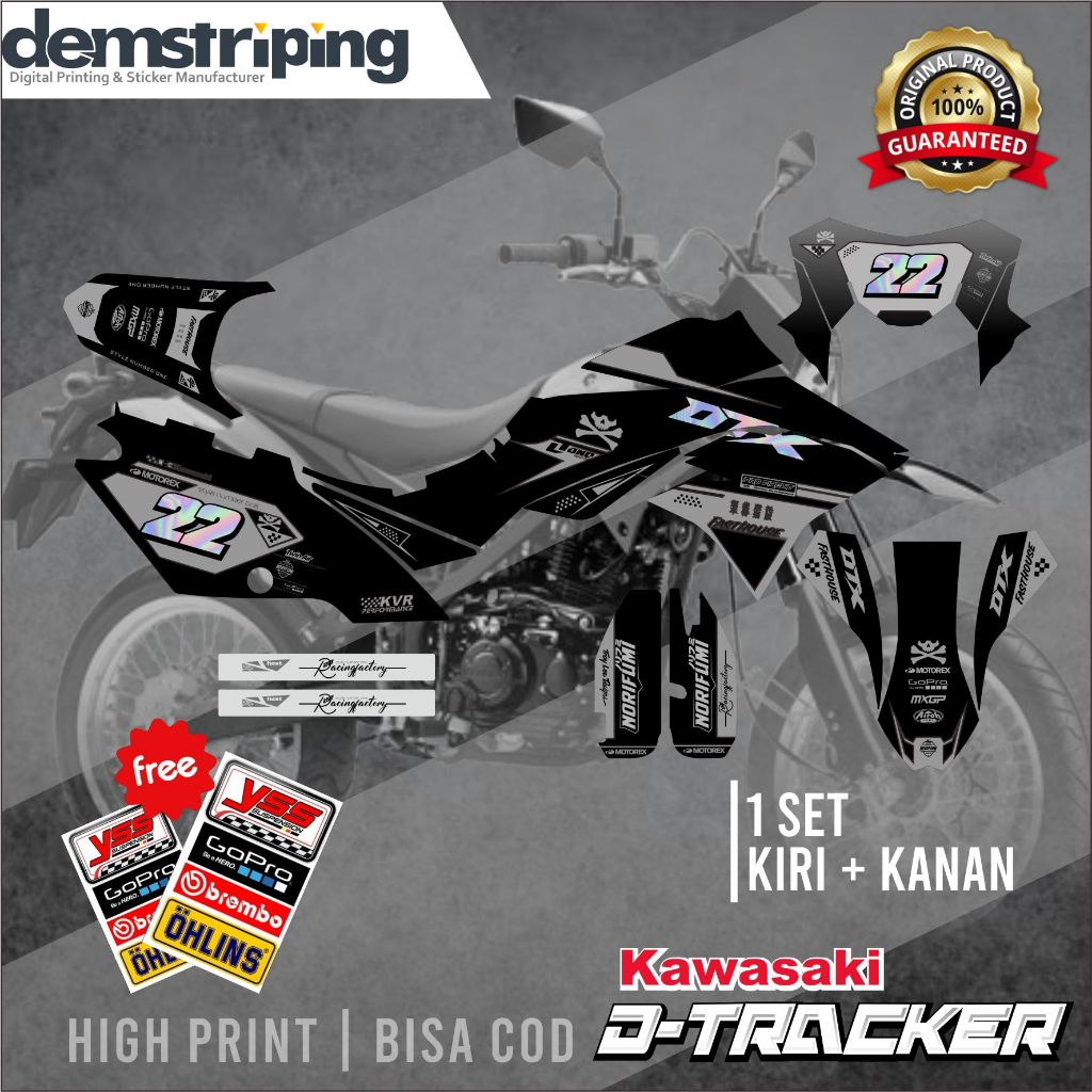 Sticker Sticker Dtx - Decal Dtracker - Decal Sticker Dtracker Super Glossy