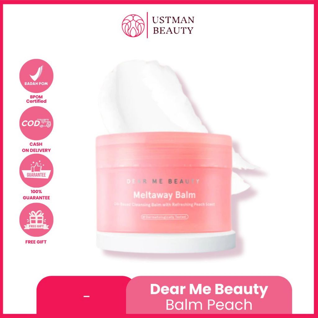 Ustman Beauty - Dear Me Beauty Cleansing Balm - Meltaway Balm Peach