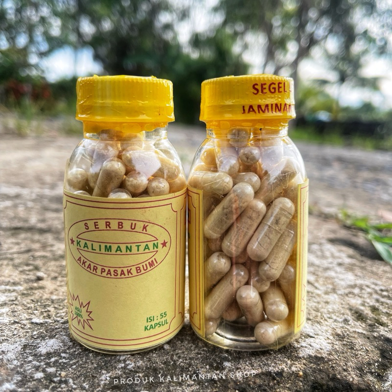 SERBUK KAPSUL PASAK BUMI ASLI TONGKAT ALI KALIMANTAN 50 KAPSUL