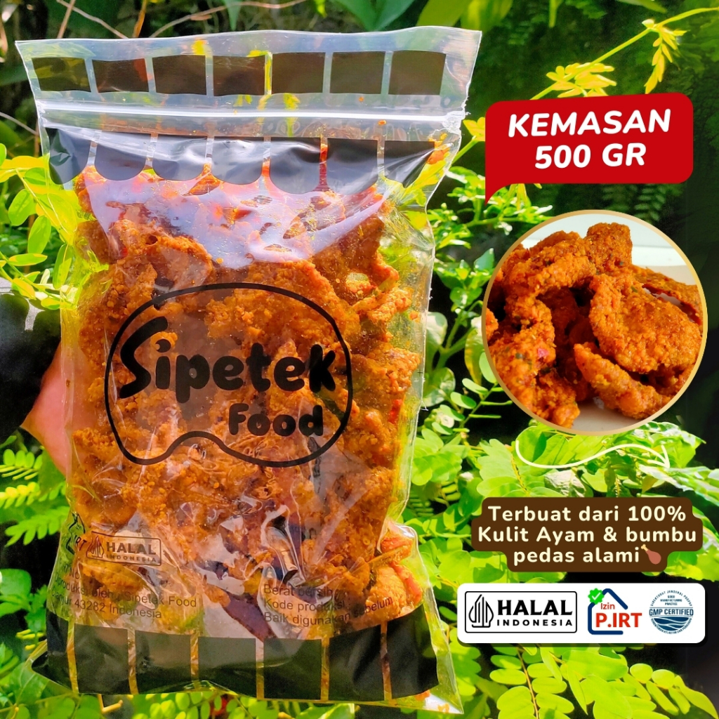 

Sipetek - [Spesial] Kulit Ayam Tepung Crispy 500gr Asin Gurih Pedas Daun Jeruk