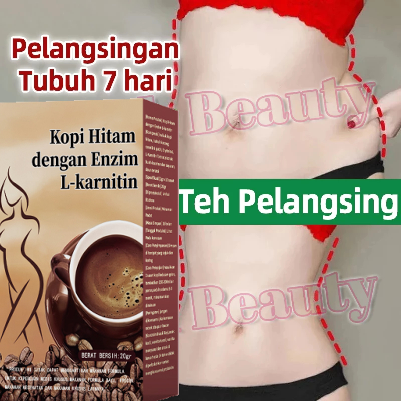 

10PCS KOPI HITAM L-KARNITIN KOPI DIET ENZIM PELANGSING TUBUH PENGHANCUR LEMAK Kopi Hitam Instan Premium Original Slimming Weight Loss Black Coffee Detox Slimming Drinks Bloom Collagen Coffee