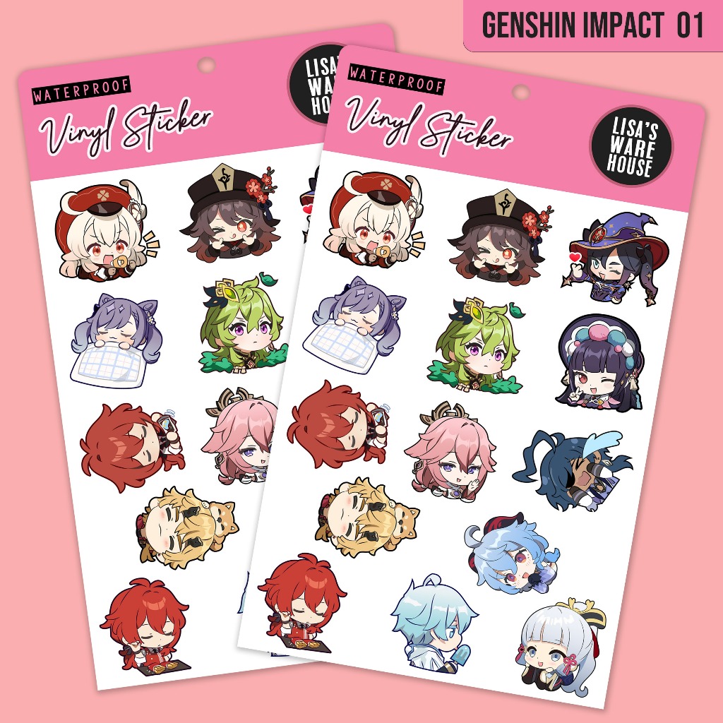 

Sticker Genshin Impact Volume 01
