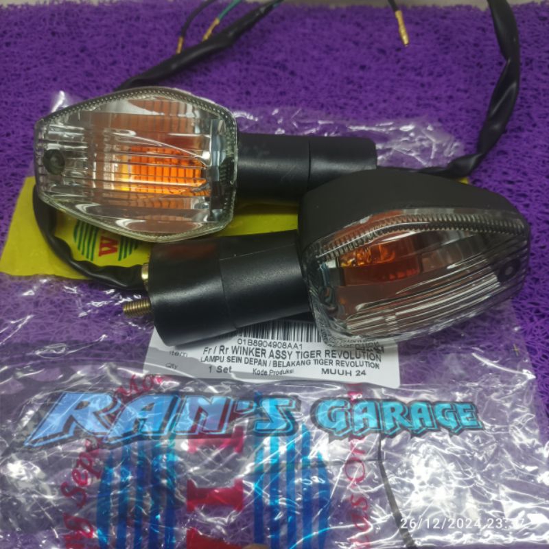 WIN SEIN KANAN KIRI HONDA TIGER REVO FR/RR WINKER ASSY SEN RITING RETING DEPAN BELAKANG TIGER NEW NO