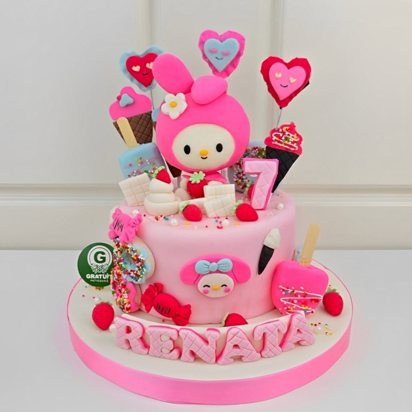 

CAKE MY MELODY CANDYLAND 15CM / CAKE ULANG TAHUN