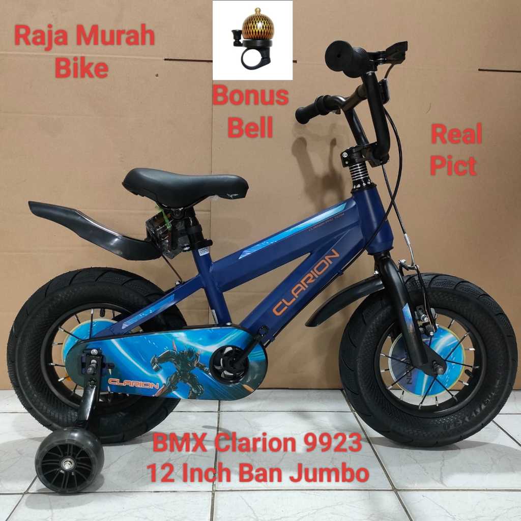 Sepeda Anak Bmx Clarion 12 Inch Ban Besar Sepeda Anak Laki Laki BMX 12 Clarion Ban Jumbo Bmx 12