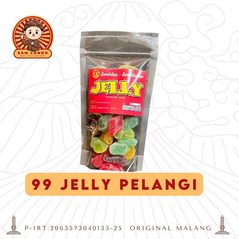 

99 PREMIUM Jelly Pelangi (170gr)